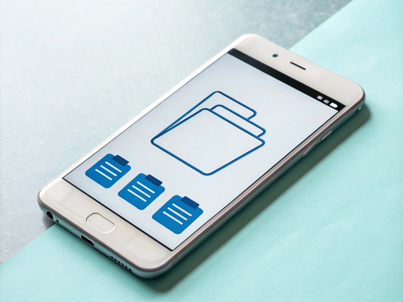 Mobile apps comparison illustration